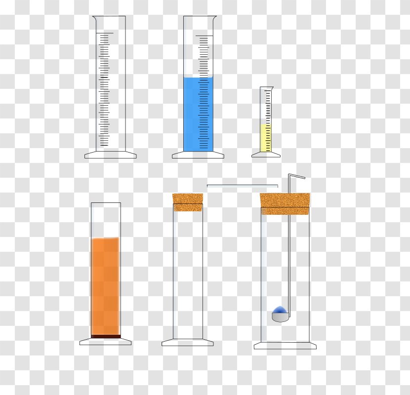 Graduated Cylinders Drawing - Diagram - Baby Measure Transparent PNG