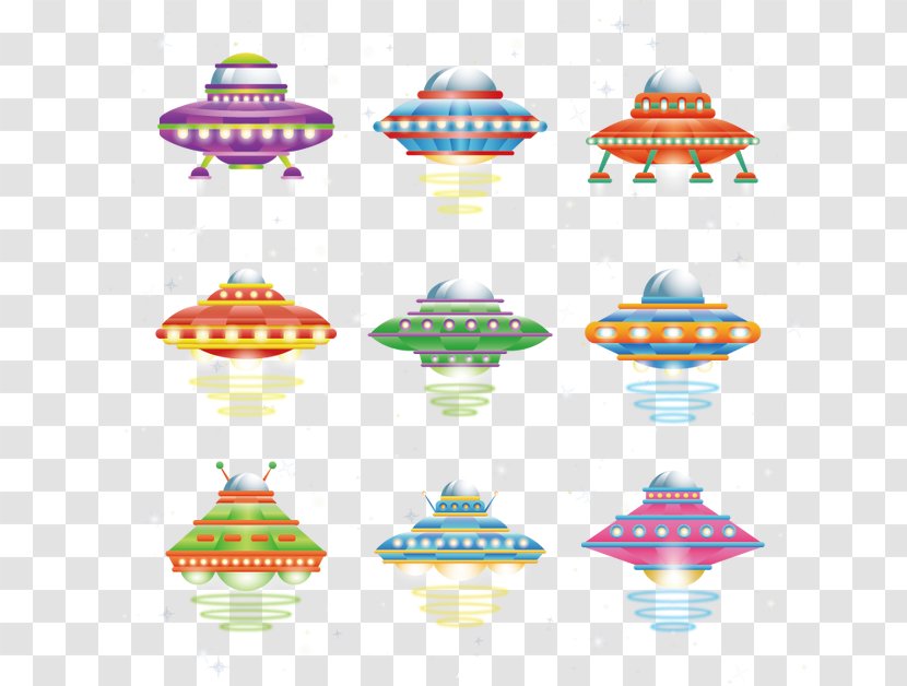 Cartoon Outer Space Spacecraft Euclidean Vector Icon - Royaltyfree - UFO Material Transparent PNG