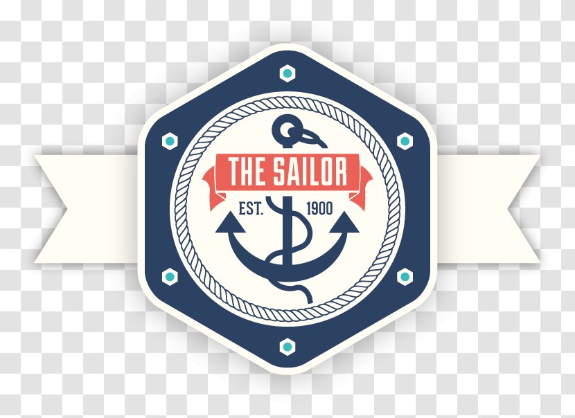 Graphic Design Logo Icon - Sailor - Vector Illustration Sailing Mark Transparent PNG