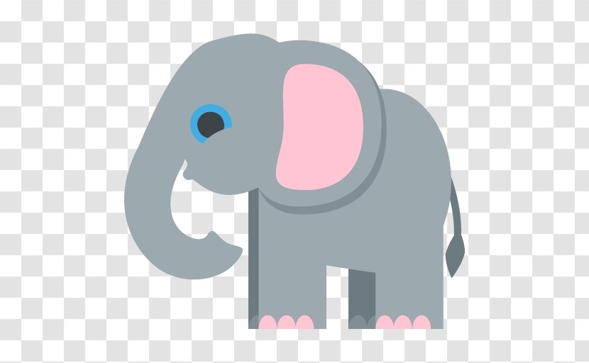 Search Emoji Elephant Text Messaging Emoticon - Mammal - Rabbit Transparent PNG