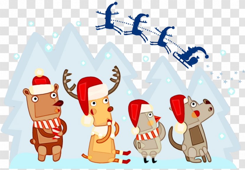 Santa Claus Cartoon - M - Behavior Transparent PNG