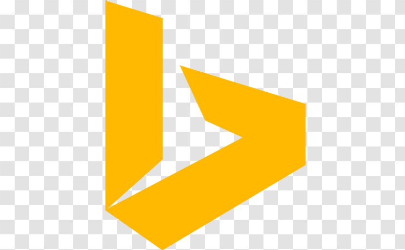Bing Ads Logo Web Search Engine - Yellow - World Wide Transparent PNG