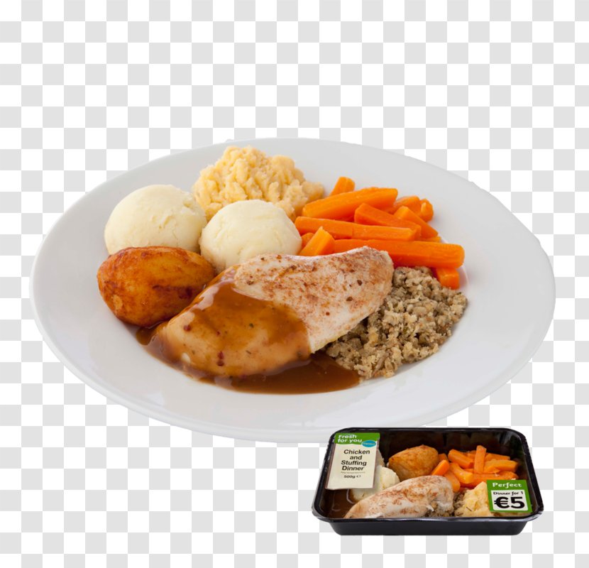 Full Breakfast Sunday Roast Chicken Stuffing - Meal Transparent PNG