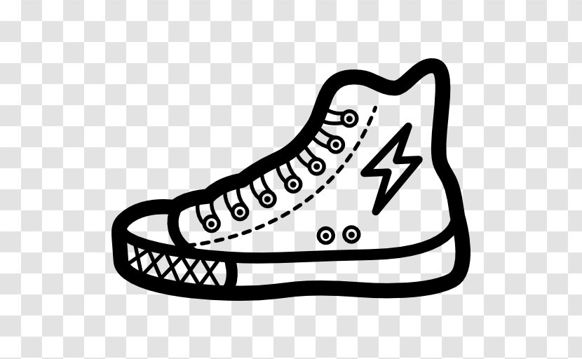 Sneakers Shoe Converse Chuck Taylor All-Stars Clip Art - Outdoor - Monochrome Photography Transparent PNG
