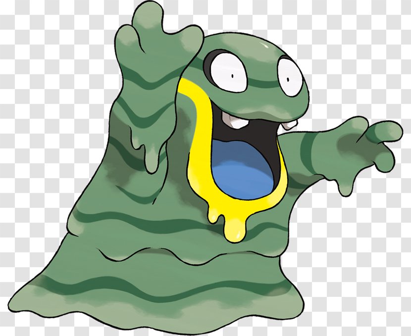 Pokémon Sun And Moon Grimer Alola Muk - Tree Frog - Male Female Shadow Transparent PNG