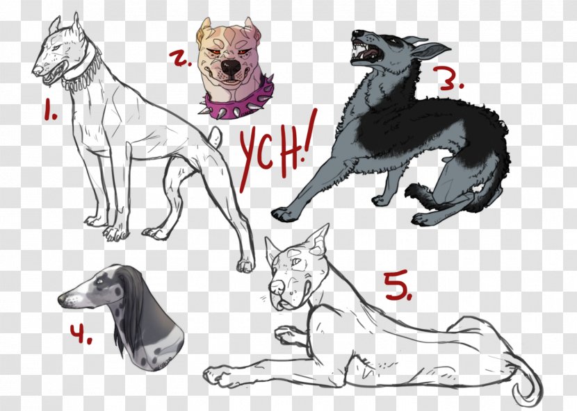 Dog Breed Cat Sketch - GREAT DANE Transparent PNG