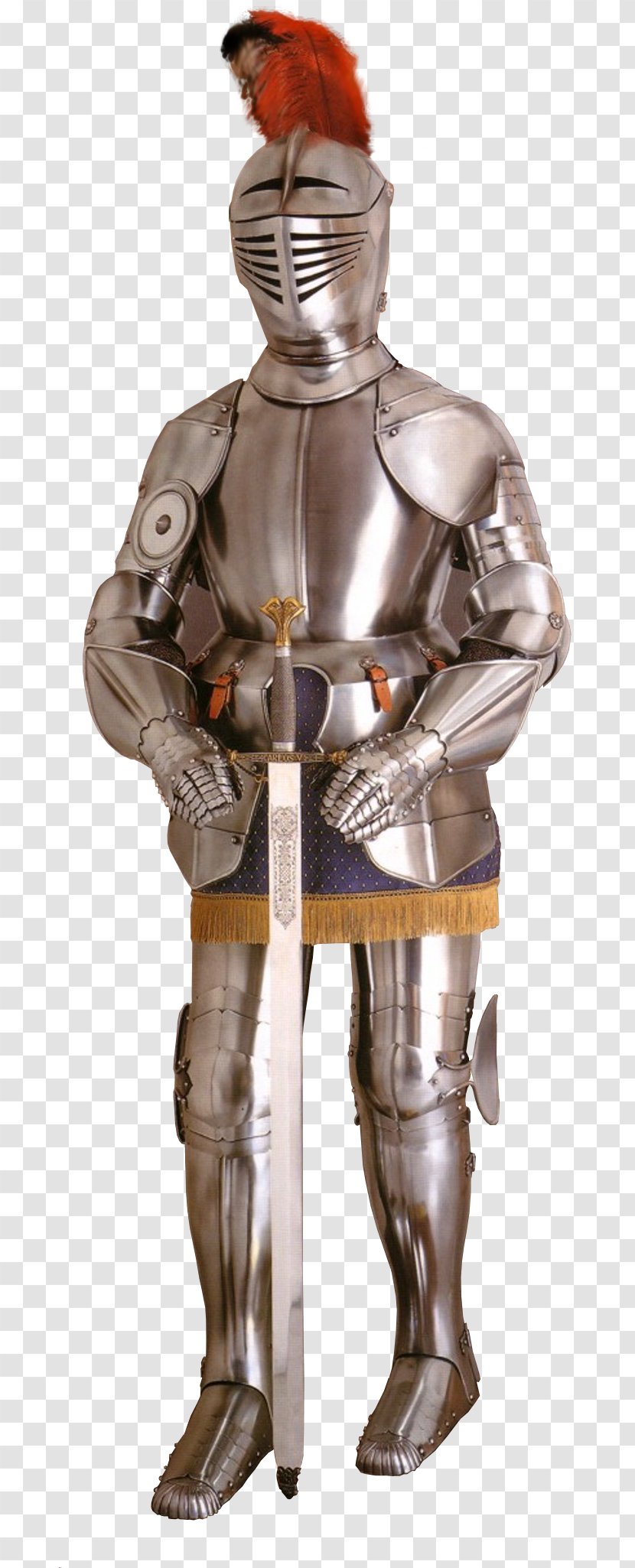 Plate Armour Body Armor Middle Ages Knight - Medival Transparent PNG