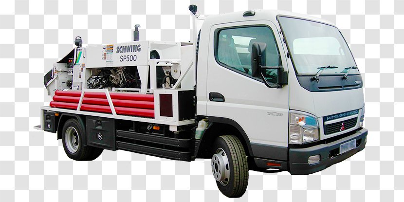 Concrete Pump Schwing Stetter - Automotive Exterior - Truck Transparent PNG