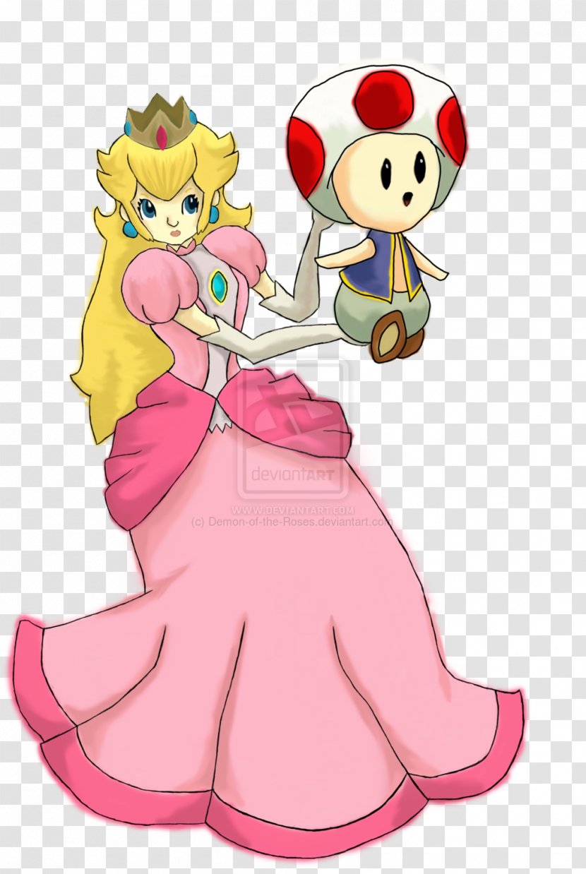 Super Princess Peach Toad Mario Bowser - Heart Transparent PNG