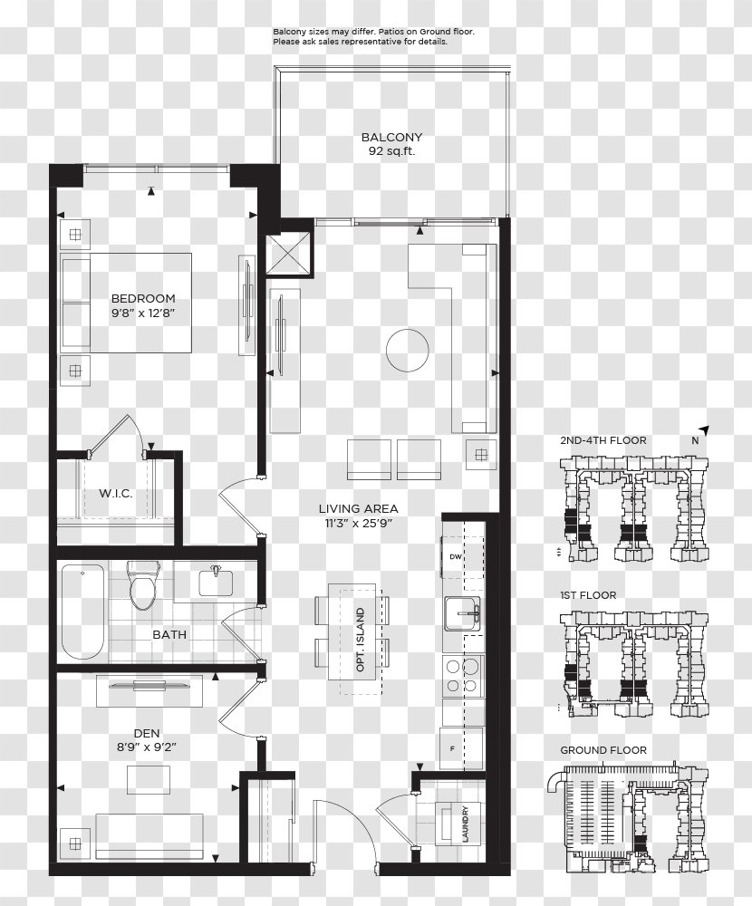 Floor Plan The Craftsman Condominium Real Estate Clarkson, Mississauga - Area - Dining Table Plans Transparent PNG