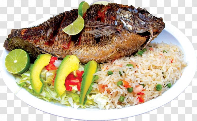 Pescado Frito Thai Cuisine Frying Fish Mexican - Grillades Transparent PNG