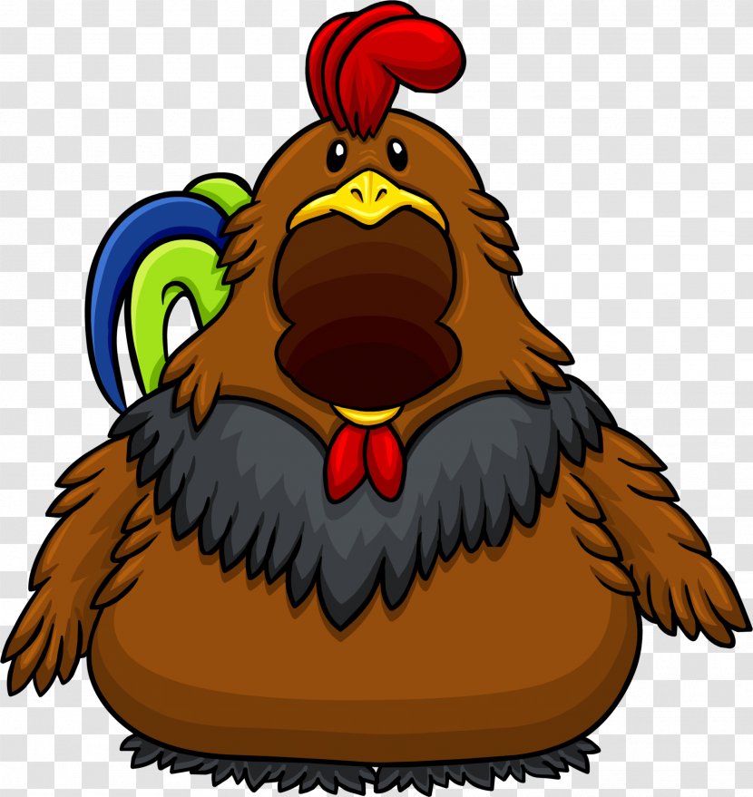 Club Penguin Disguise Clothing Animal - Rooster Transparent PNG