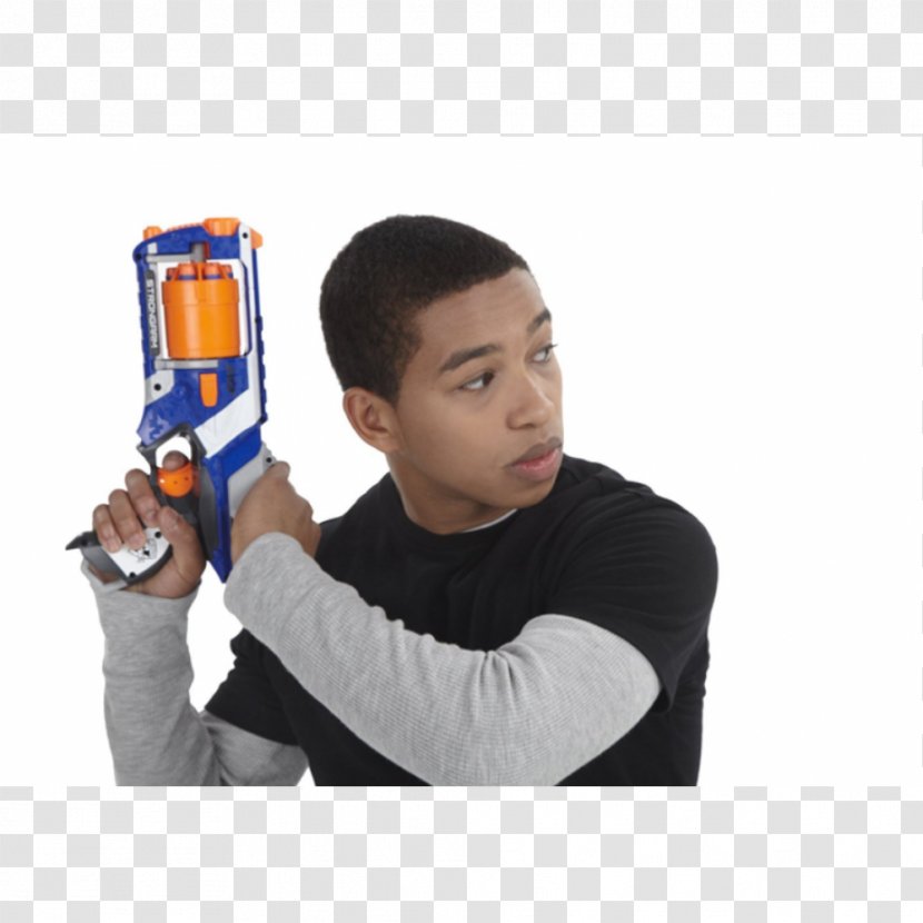 Nerf N-Strike Elite Toy Blaster - Shooting Transparent PNG