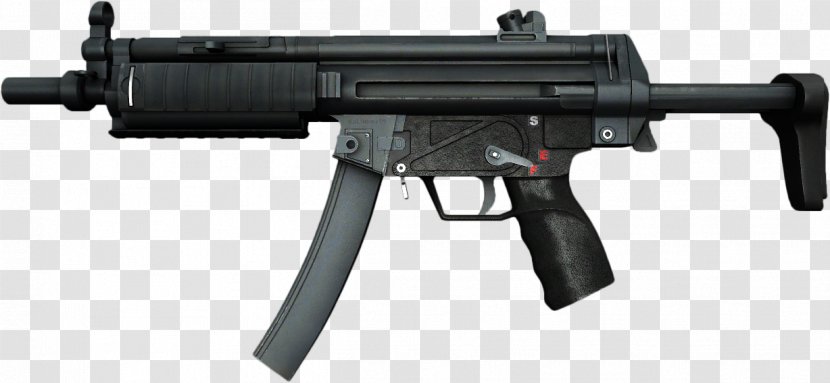 Counter-Strike: Global Offensive Heckler & Koch MP5 Submachine Gun Stock Airsoft Guns - Cartoon - Machine Transparent PNG