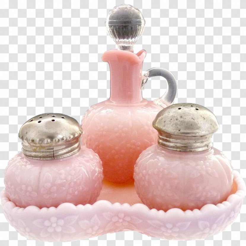 Depression Glass Bowl Tableware Milk - Pink Fenton Perfume Bottles Transparent PNG
