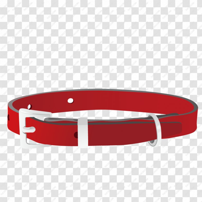 Belt Dog Red - Designer - Vector Bundle Transparent PNG