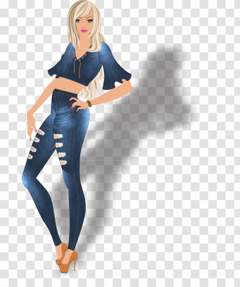 Clip Art Fashion Image File Format - Leggings - Jeans Transparent PNG