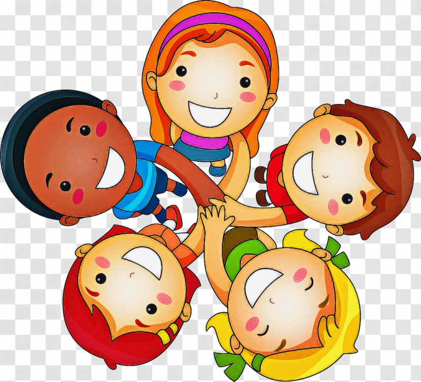Cartoon School Kids - Child - Smile Sharing Transparent PNG