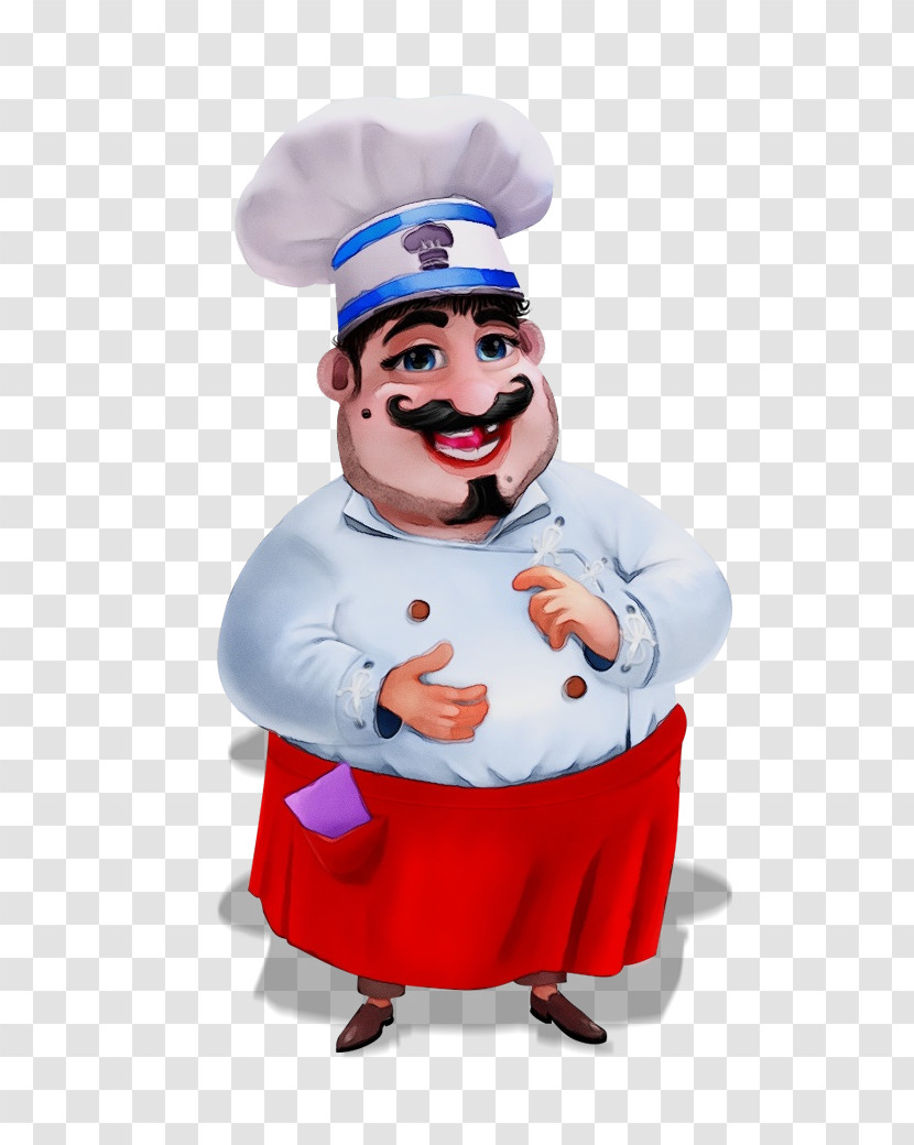 Cartoon Chef Humour Animation Costume Transparent PNG