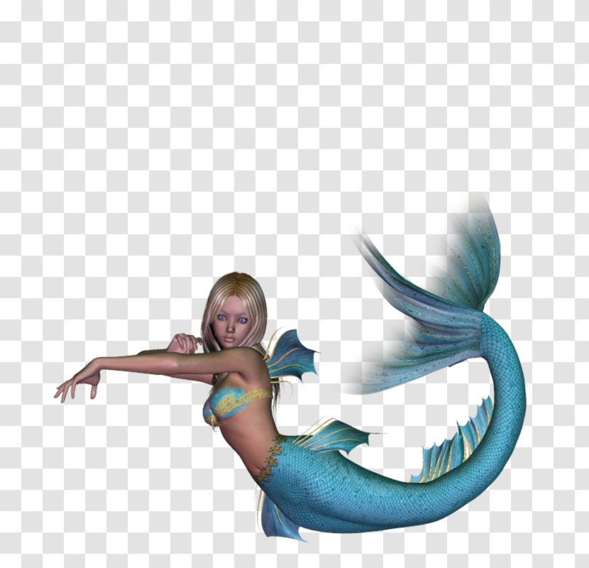 Mermaid Figurine - Fictional Character Transparent PNG