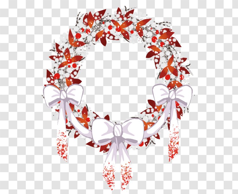Wreath Flower Font - Adopted Ornament Transparent PNG