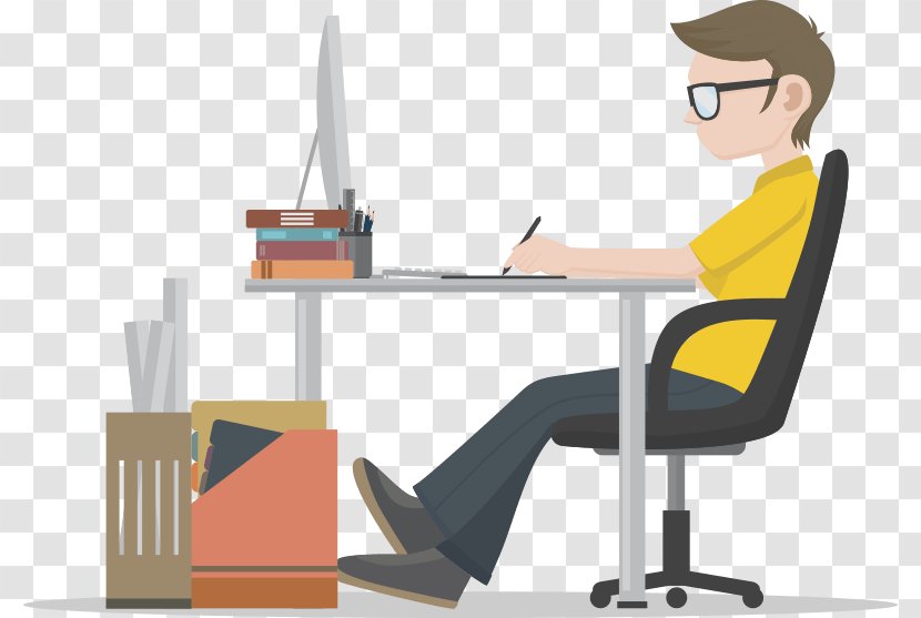 Web Design Graphic Business Development - Sitting - Highly Organized Transparent PNG