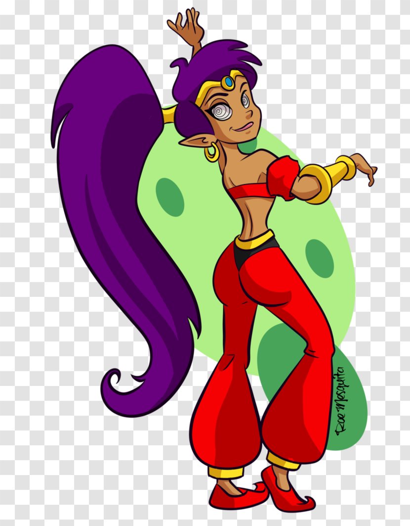 Shantae And The Pirate's Curse Shantae: Half-Genie Hero Risky's Revenge Belly Dance - Watercolor Transparent PNG