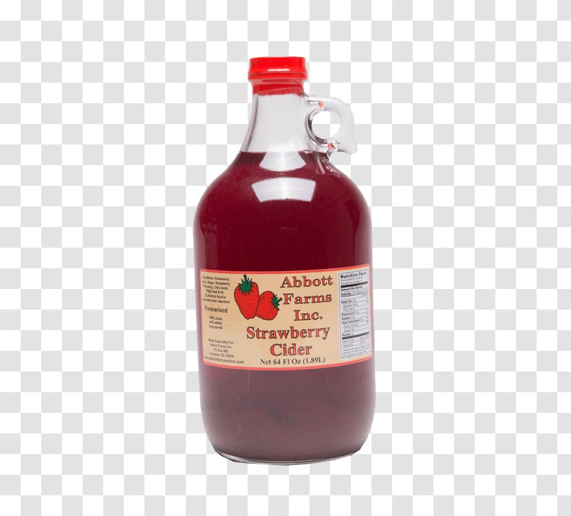 Cider Pomegranate Juice Strawberry Fruit Preserves - Strawberries Transparent PNG