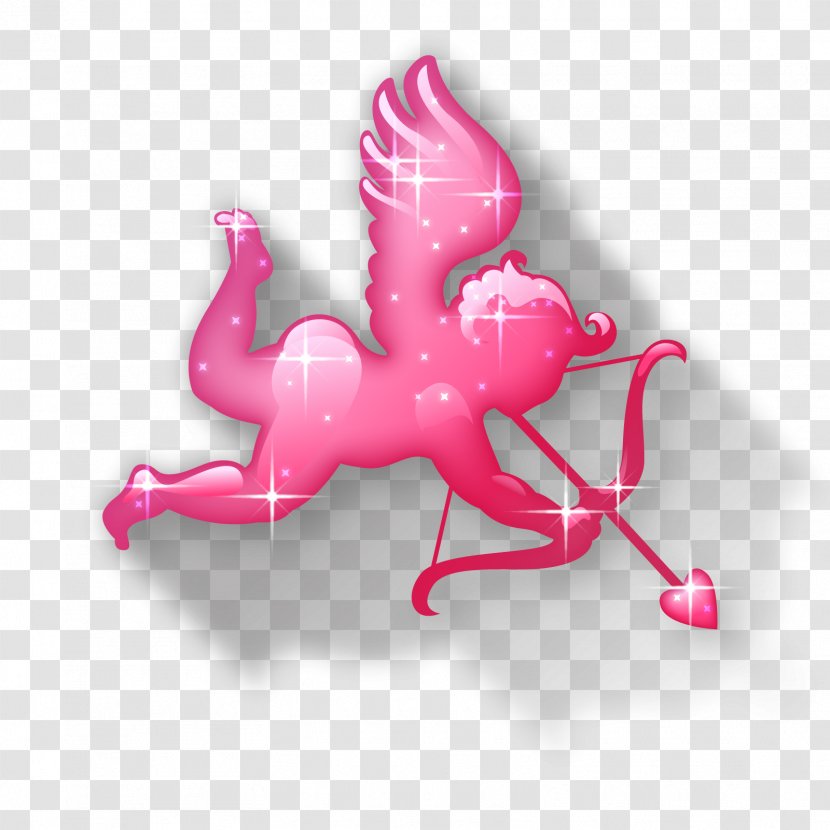 Venus And Amor Cupid - Heart - Vector Transparent PNG