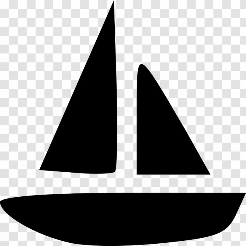 Black And White Sailing Ship Monochrome Photography Sailboat - Symbol Transparent PNG