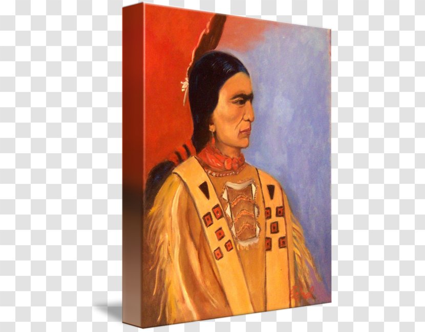 Sioux Art Native Americans In The United States Portrait Imagekind - Painting - Indian Warrior Transparent PNG