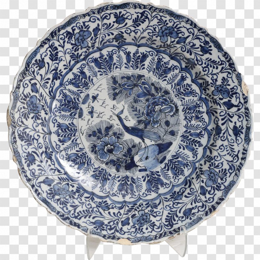 Delft 18th Century Porcelain Chinoiserie Antique - English Delftware Transparent PNG