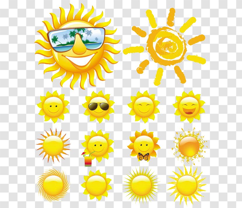 Drawing Photography Clip Art - Emoticon - Sun Transparent PNG