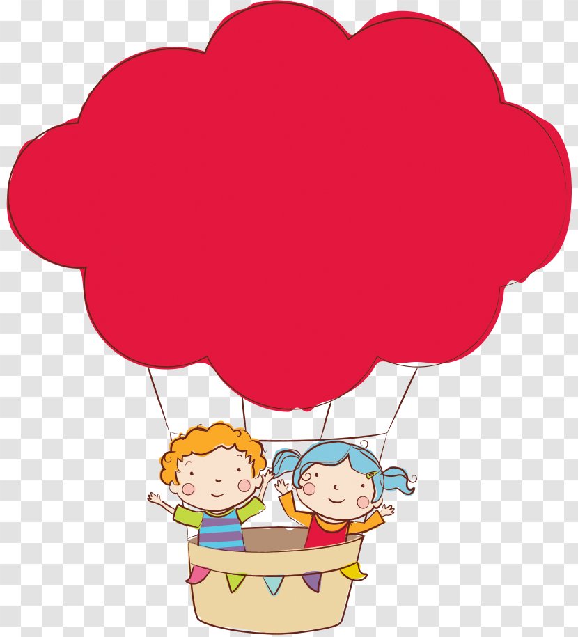 Balloon Character Fiction Clip Art - Heart Transparent PNG