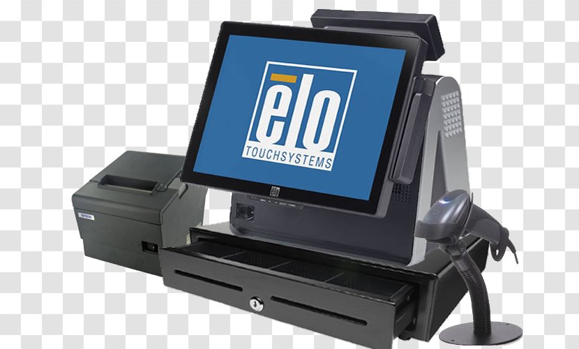 Point Of Sale Touchscreen Business Epson Printer Transparent PNG