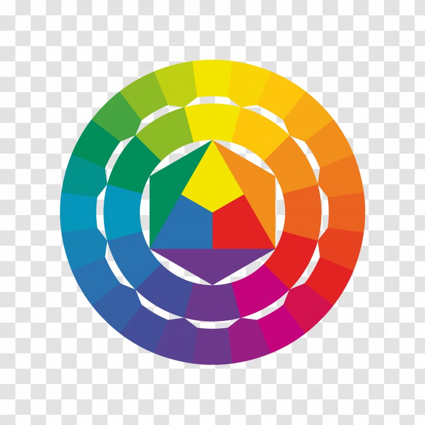 Bauhaus The Art Of Color Theory Colours Wheel - Johannes Itten - Rectangle Line Transparent PNG