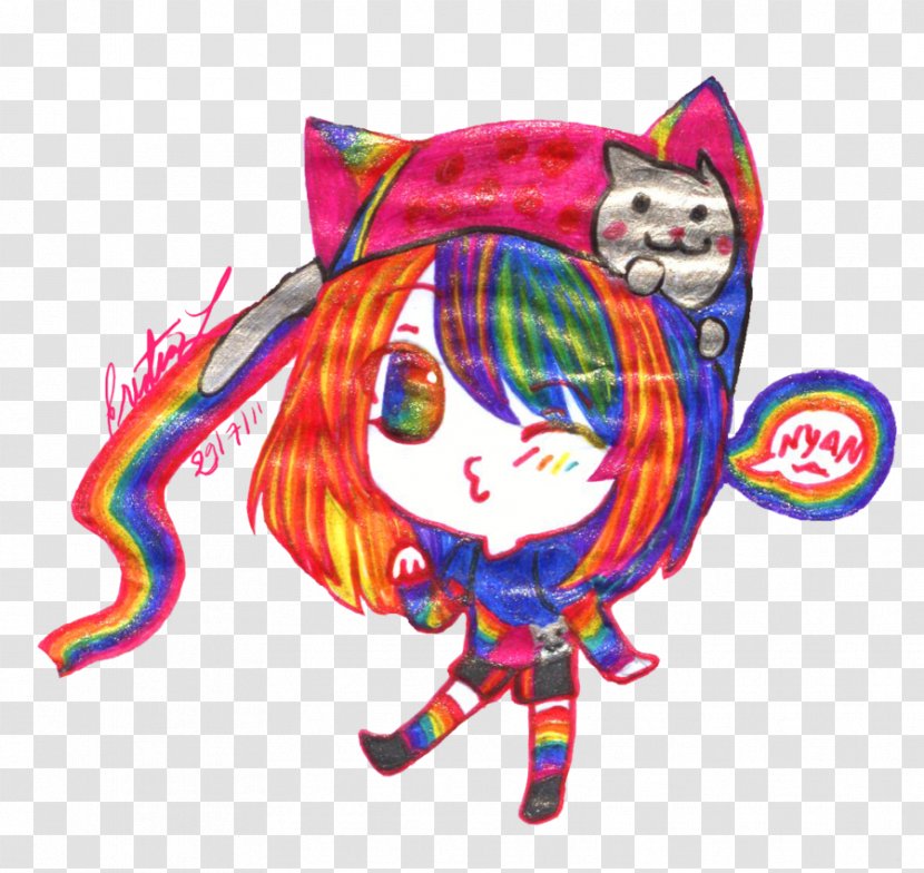 Nyan Cat Art - Cartoon Transparent PNG