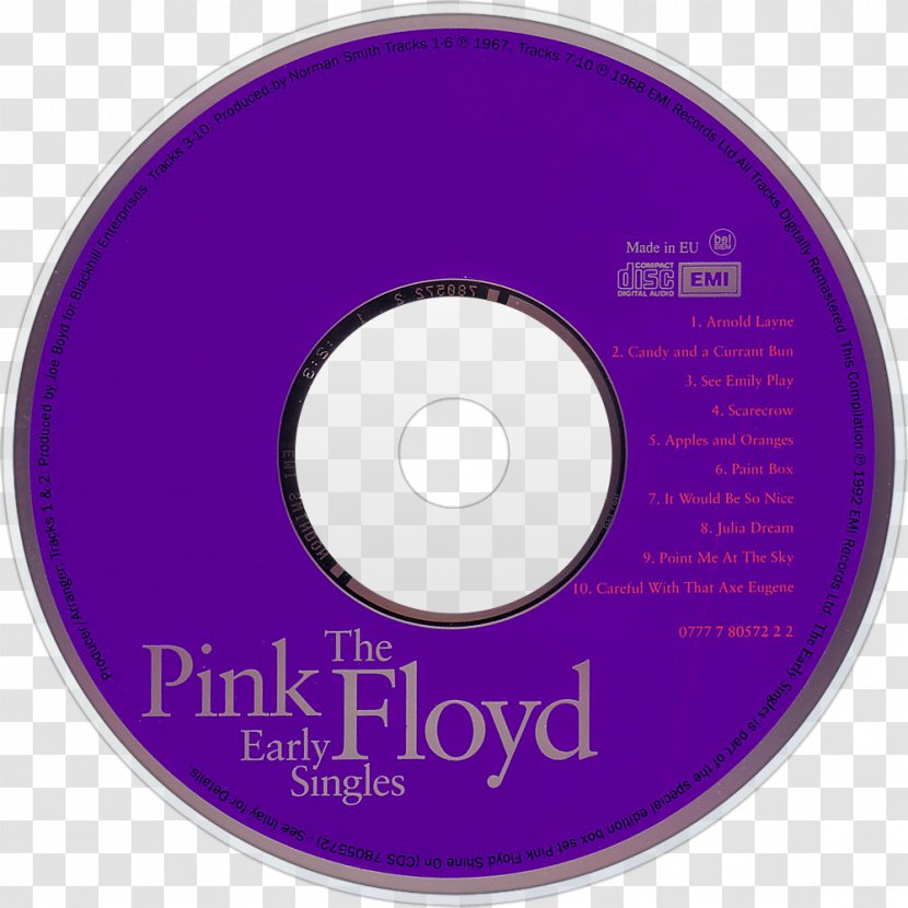 Compact Disc The Early Singles Pink Floyd Shine On 1965: Their First Recordings - Tree - Echoes Best Of Transparent PNG