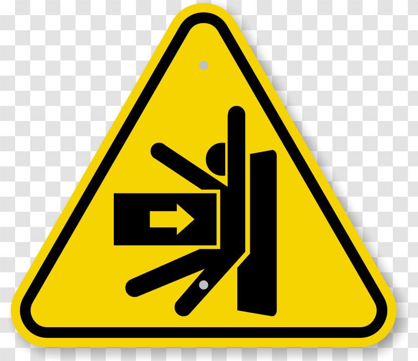 Traffic Sign Warning Hazard Label Safety - Crane Transparent PNG