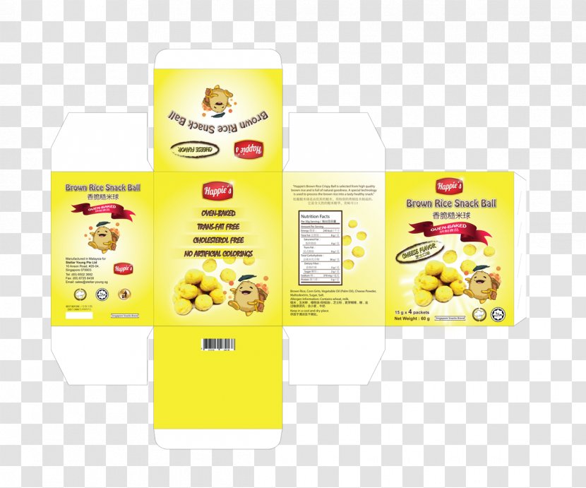 Packaging And Labeling Designer Popcorn Snack - Design Transparent PNG