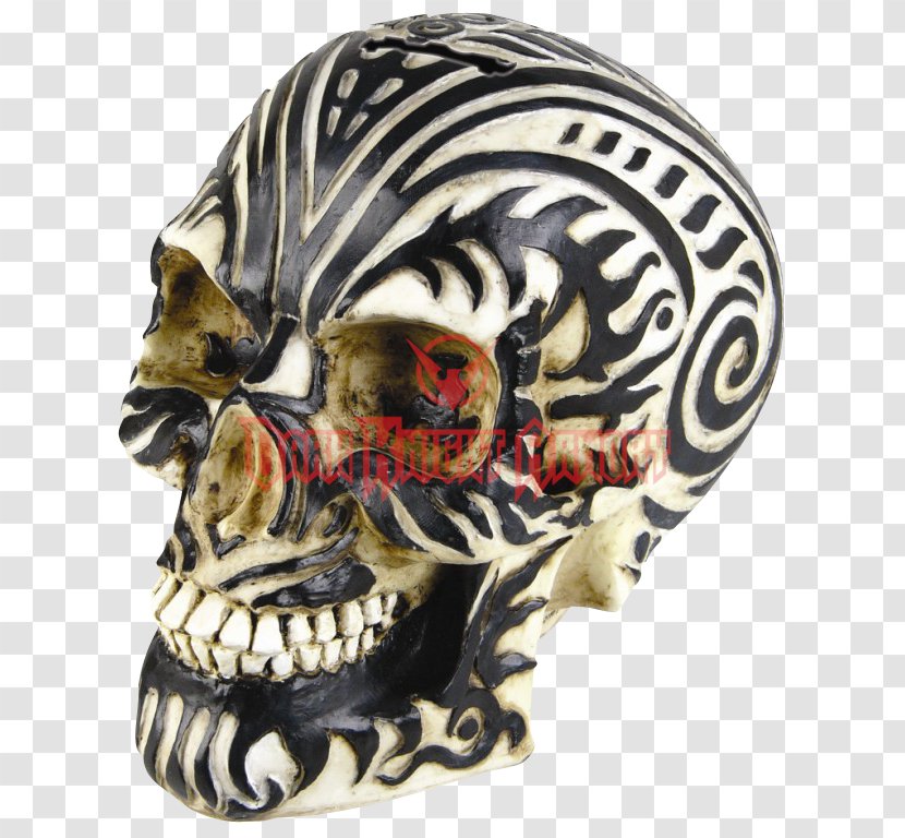 Savings Bank Skull Māori People Piggy - Tribal Transparent PNG