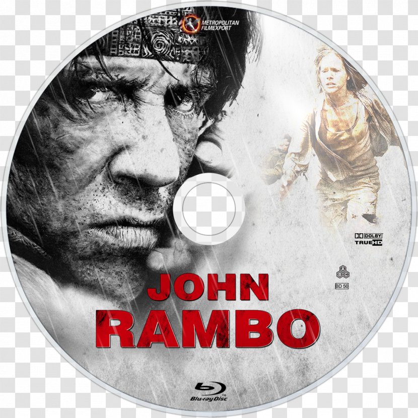 John Rambo Blu-ray Disc DVD Compact - Megabit Per Second Transparent PNG