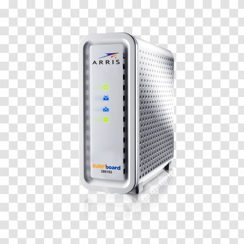 Cable Modem Arris SURFboard SB6183 ARRIS Group Inc. DOCSIS - Hardware - Projection Room Transparent PNG