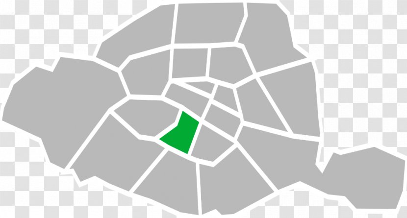 1st Arrondissement 10th 7th 19th Map - 8th Of Paris Transparent PNG