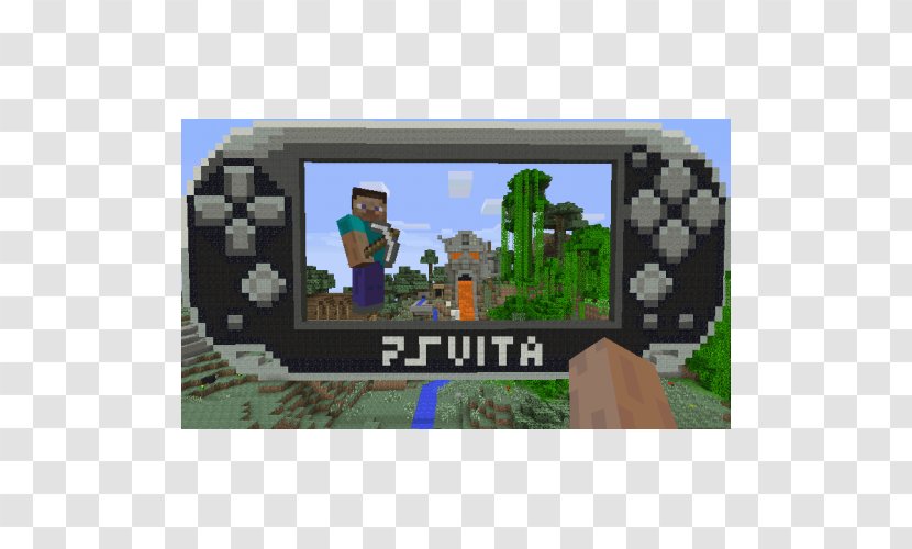 Minecraft: Pocket Edition PlayStation 2 Story Mode Game - Display Device - Ps Vita Transparent PNG