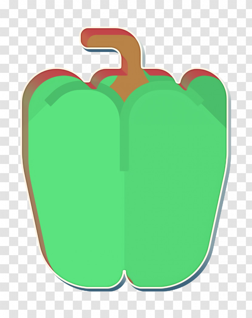 Pepper Icon Fruit And Vegetable Icon Transparent PNG