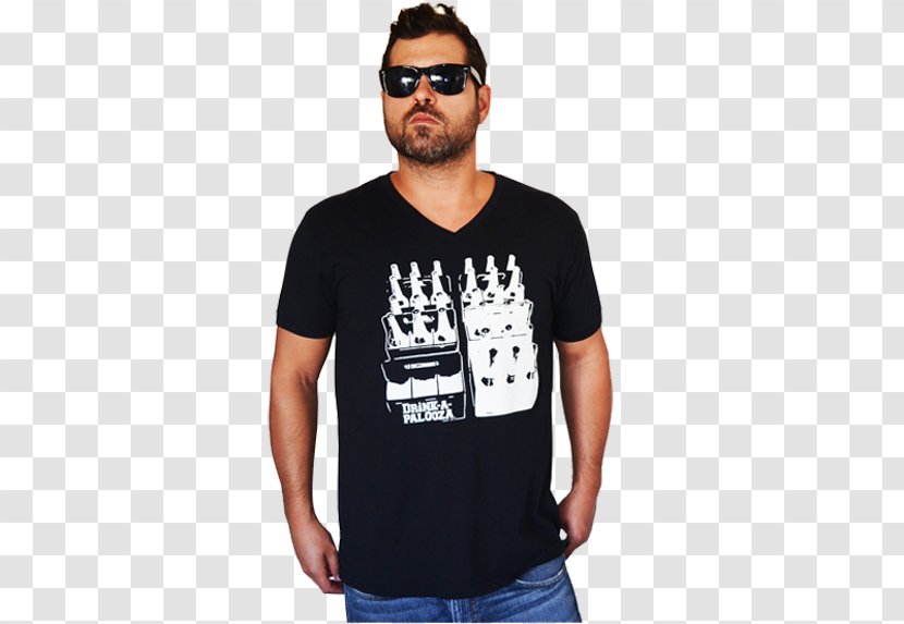 T-shirt Clothing Fashion Top - Man Drink Transparent PNG