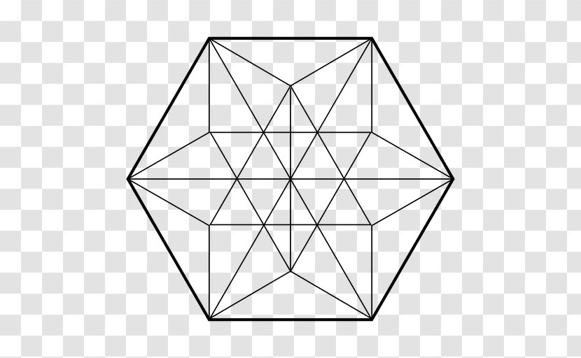 Triangle Sacred Geometry Point - Icosahedron Transparent PNG
