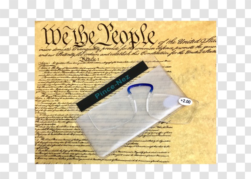 Preamble To The United States Constitution Politically Incorrect Guide(tm) - President Of - Pince Nez Transparent PNG