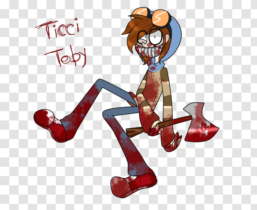 Cartoon Character Shoe Fiction - Ticci Toby Transparent PNG